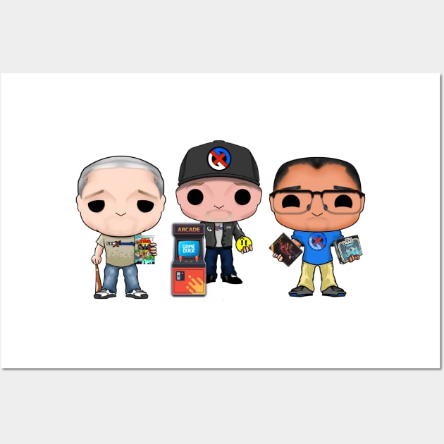 GXG Funko Trio Wall Art by GenXGrownUp